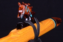 Osage Orange Native American Flute, Minor, Mid A-4, #H18D